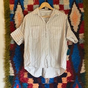 Madewell Striped Cotton Courier Shirt